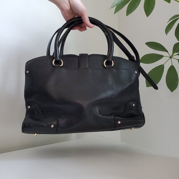 Coach | Mercer Studded  | Soft Grain Leather | Large Satchel Bag | Black - Picture 10 of 13